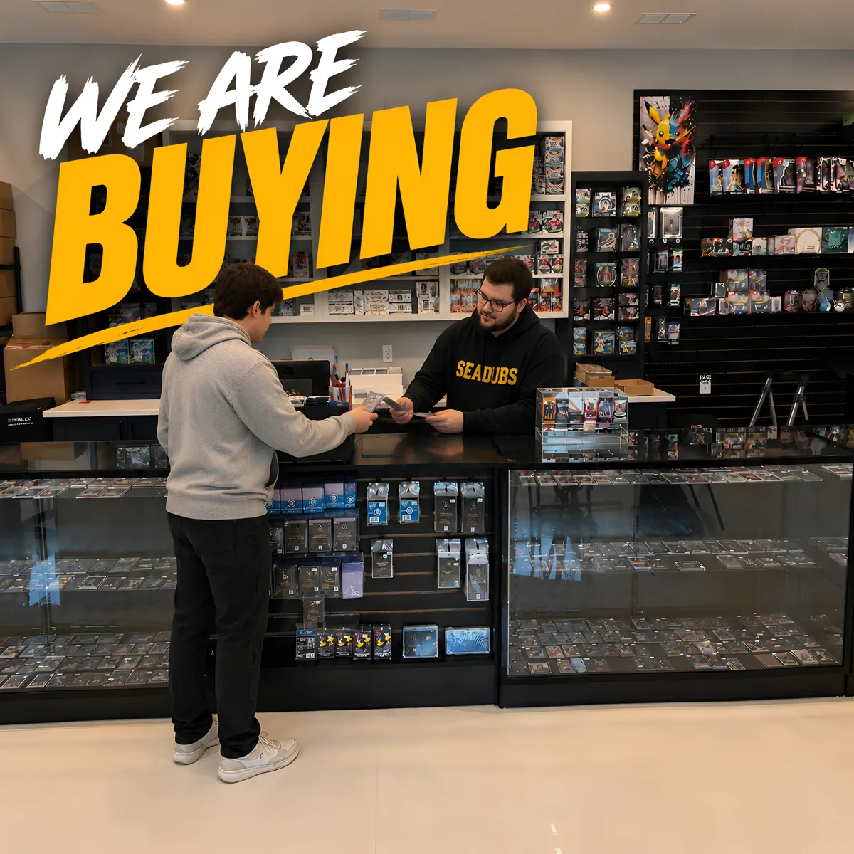 We buy collections at SeaDubs